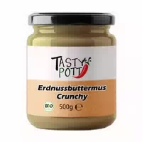 Tasty Pott Tasty Pott Bio Erdnussbuttermus Crunchy