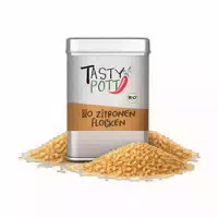 Tasty Pott Tasty Pott Bio Zitronenschalen Flocken 100g Dose