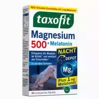Taxofit Magnesium 500 Nacht Melatonin 30 St Tabletten