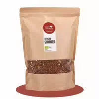 Teeverliebt African Summer Bio Loser Rooibostee Großpackung I Fruchtig Exotisch mit Hibiskusnote