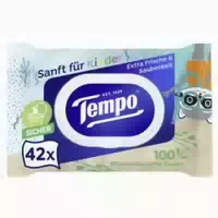 Tempo Feuchte Toilettentücher Sanft & Pur für Empfindliche Haut