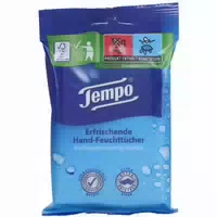 Tempo Reinigende Hand Feuchttücher 10 Stück