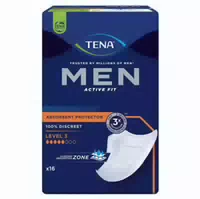 Tena Men Active Fit Level 3 Inkontinenzeinlagen, 16 Stück