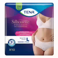 Tena Silhouette Plus L White Inkontinenz Pants