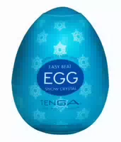 Masturbator „egg Snow Crystal“ Mit Intensiver Kristall Stimulationsstruktur