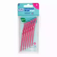 Tepe Interdentalbürsten Angle Pink 0,4 mm Iso 0, 6 st 6 st