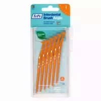Tepe Interdentalbürsten Angle Orange 0,45mm Iso 1, 6 st 6 st