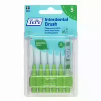 Tepe Interdentalbürste 0,8mm Grün 6 st Zahnbürste