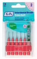 Tepe Interdentalbürste Extra Soft 0,5 0,9 mm Rot