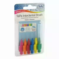 Tepe 6 Interdentalbürsten X Weich Gemischt