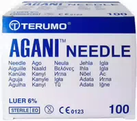 Agani Kanüle 20 g 25 mm Gelb 100 Stück