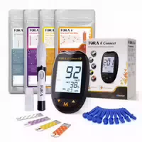 Fora 6 Connect 6 in 1 Starter Kit mg dl für Zuhause Bluetooth Sync