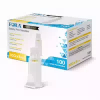 Fora Pro Fine Sicherheitsnadeln 30g 8mm 100 Stück für Zuhause