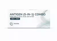 Sars Cov 2 Flua Flub Adv Rsv Antigen Kombi Selbsttest Fünf in Eins 1 st