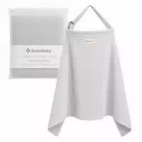 Sensibaby Stilltuch Grau Verstellbar Doppellagige Baumwolle
