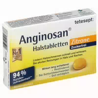 Tetesept Anginosan Halstabletten Zitrone