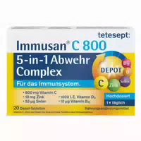 Tetesept Immusan C 800 5in1 Abwehr Complex Tabletten