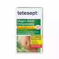 Tetesept Magen Darm Entspannung Kautabletten 20 St