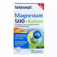 Tetesept Magnesium 500 Kalium Tabletten 30 st