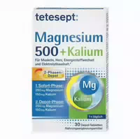 Tetesept Magnesium 500 Kalium Tabletten 30 St