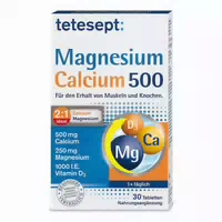 Tetesept Magnesium Calcium 500 30 St Tabletten
