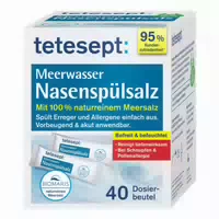 Tetesept Meerwasser Nasenspülsalz 40 Stück
