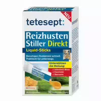Tetesept Reizhusten Stiller Direkt Liquid Sticks 10 st Beutel