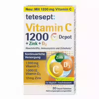 Tetesept Vitamin C 1 200mg Zink D3 Depot Tabletten