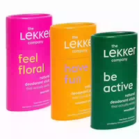 The Lekker Company Deodorant Stick Set