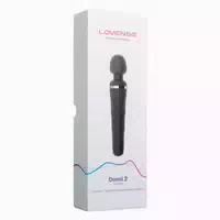 Lovense Lovense Domi 2 Mini Wand Vibrator 23,3 cm Schwarz