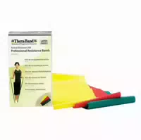 Thera Band Set Leicht 1,50m Gelb, Rot Und Grün