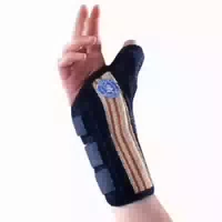 Thuasne Manu Rhizo Junior Kinder Handgelenkorthese mit Aluminiumschiene U Klettverschluss