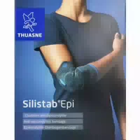 Thuasne Silistab Epi Ellenbogenbandage Entlastet die Sehnenansätze mit Silikonpelotten