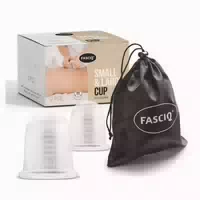 Fasciq Silikon Schröpfkopf l S, Massage Cuppingset 2 st