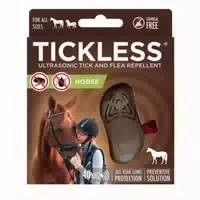 Tickless Pferden Braun