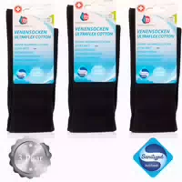 Tiedtke Medical Ultraflex Cotton Diabetikersocken Extra Weiter Bund