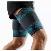 Agile Now Oberschenkelbandage Gr M Blau 2 St 1 St