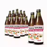 Tjure Kraftbrühe Rind 6er Pack | Ennergie Und Kraft Für Katze Und Hund 1920 Ml