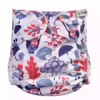 T Tomi Höschenwindel Aio Wickel Set Druckknöpfe Owls