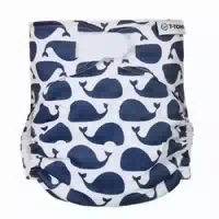 T Tomi Höschenwindel Aio Wickel Set Klettverschluss Whales