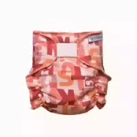 T Tomi Höschenwindel Wickel Set Klettverschluss Pink Alphabet