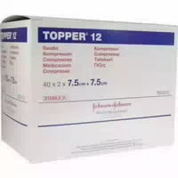 Topper 12 Kompr Steril 7,5x7,5 cm