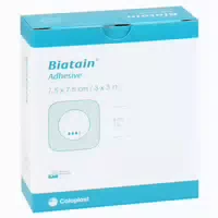 Biatain Schaumverband 7,5x7,5 cm Selbst 10 st