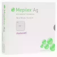 Mepilex Ag Schaumverband 10x10 cm Steril 5 st