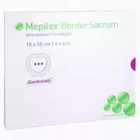 Mepilex Border Sacrum Schaumverb 15x15 C 5 St