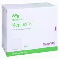 Mepilex Xt 5x5 cm Schaumverband 10 st