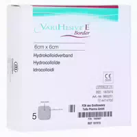 Varihesive E Border 6x6 cm Hkv Hydroakti 5 st