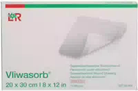 Vliwasorb Superabsorb Saugkomp Steril 20 X 30 cm 10 Stück