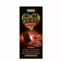Torras Zero Dark&hazelnuts Chocolate