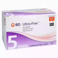 Bd Ultra Fine Pen Nadeln 5 mm 31 g 0 25 mm 105 st
